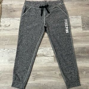 Pink Victoria’s Secret Ultimate Yoga Marled Joggers Size Large
